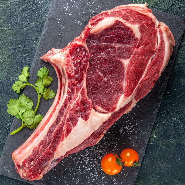 Côte à de bœuf avec son os