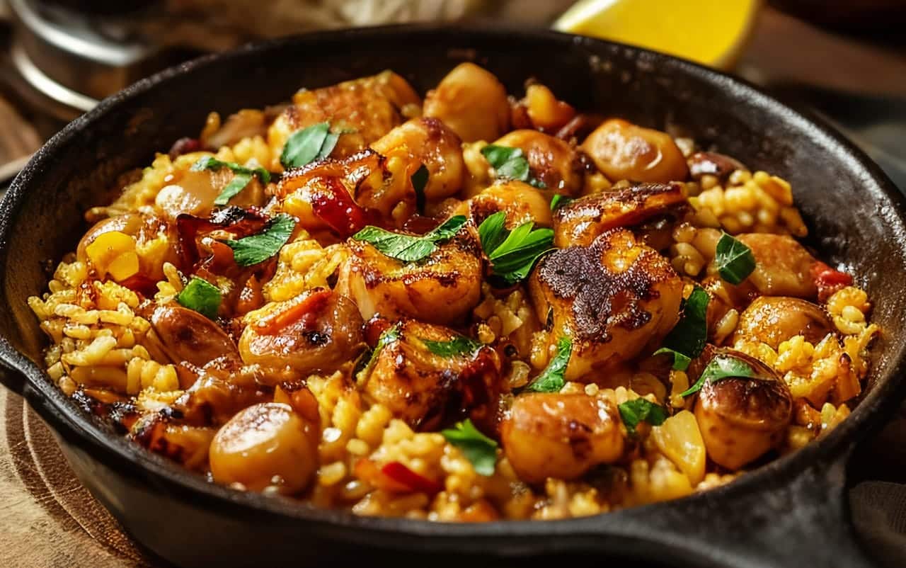 Jambalaya au Poulet: Un Plat facile et Délicieux
